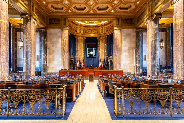 Baton Rouge Usa July 2013 House Chambers Louisiana State Capitol — Stock Photo, Image