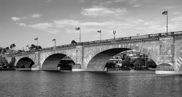 London Bridge Lake Havasu Oude Historische Brug Herbouwd Met Originele — Stockfoto