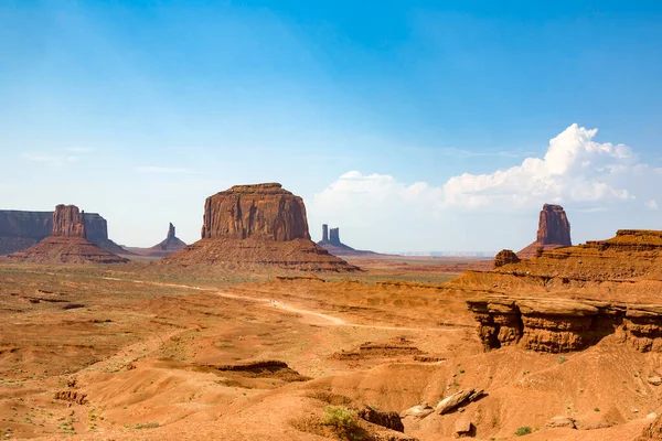 Scenic Butte Landscape Monument Valley Usa — стоковое фото