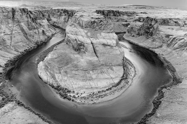 Podkowa Zakole Rzeki Kolorado Arizona Stany Zjednoczone Ameryki — Zdjęcie stockowe