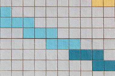 armonik arkaplan olarak karelerdeki rengarenk farklı fayanslara sahip duvar dokusu