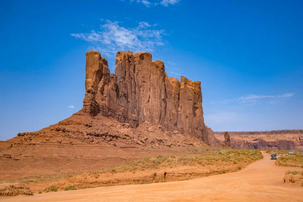 Camel Butte Uma Formação Arenito Gigante Vale Monumento Que Assemelha — Fotografia de Stock