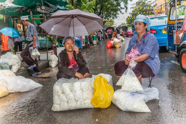 Bangkok Tayland Mayıs Kimliği Belirsiz Bir Kadın Sabah Erken Mayıs — Stok fotoğraf