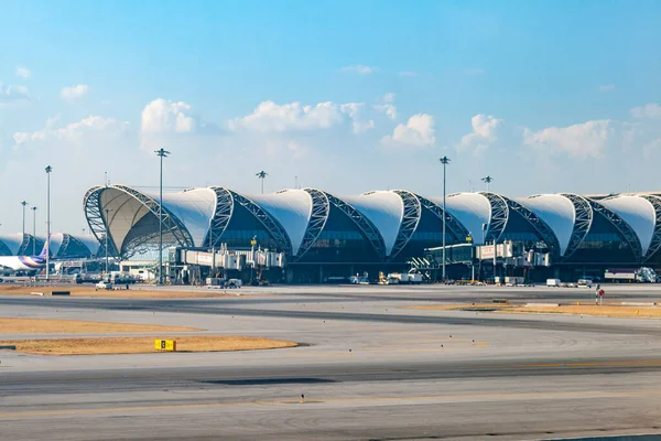 Bangkok Thailandia Dicembre 2009 Aerea Dell Aeroporto Internazionale Bangkok Suvarnabhumi — Foto Stock