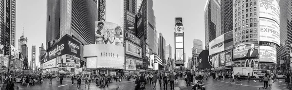 New York Usa Oktober 2017 Mensen Bezoeken Times Square Met — Stockfoto