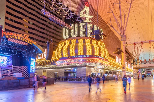 Las Vegas Usa Mars 2019 Casino Golden Nugget Night Fremont — Stockfoto