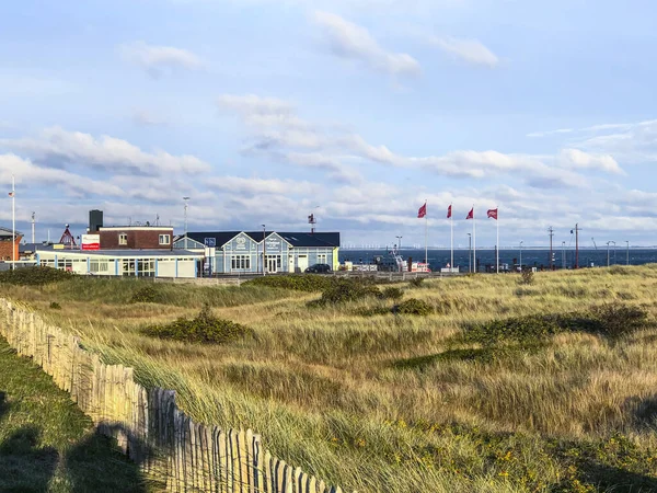 Liste Allemagne Octobre 2021 Vue Sur Jetée Ancien Restaurant Traditionnel — Photo