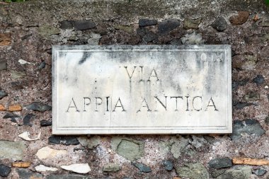 Roma Via Appia Antica Roma, İtalya