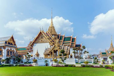 Bangkok, 4 Ocak 2010: Phra Tinang Aporn Phimok Prasat Pavillion, Bangkok Büyük Sarayı