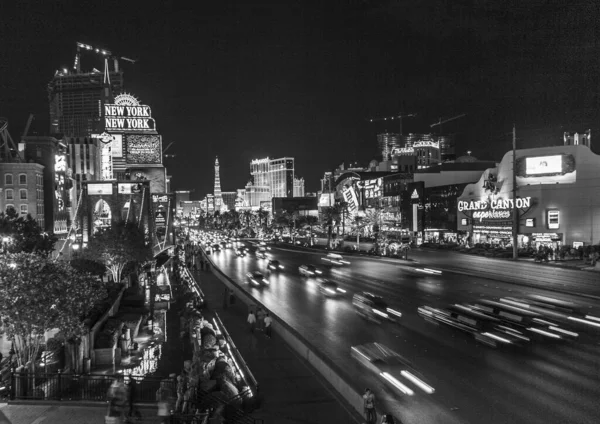 Las Vegas Usa July 2008 View Strip Las Vegas Night — Stock Photo, Image