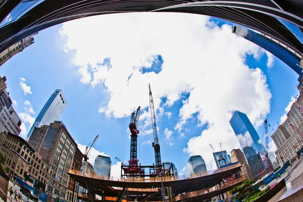 Nova York Eua Julho 2010 Canteiro Obras Ground Zero Nova — Fotografia de Stock