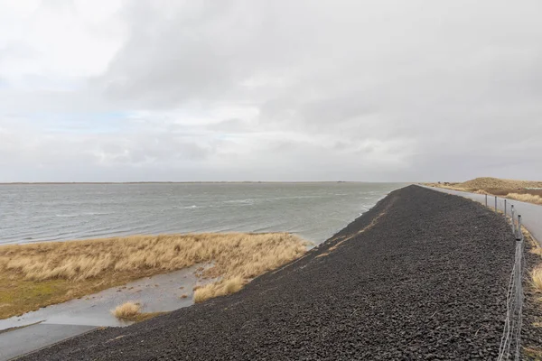 Dammen Vid Byn List Sylt Tyskland — Stockfoto