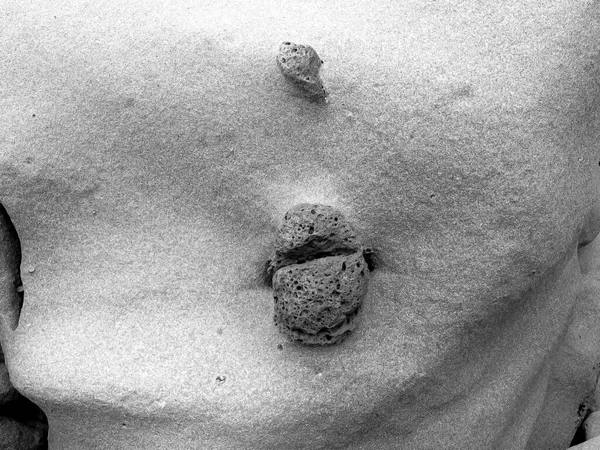Stein Felsen Form Küssender Lippen — Stockfoto