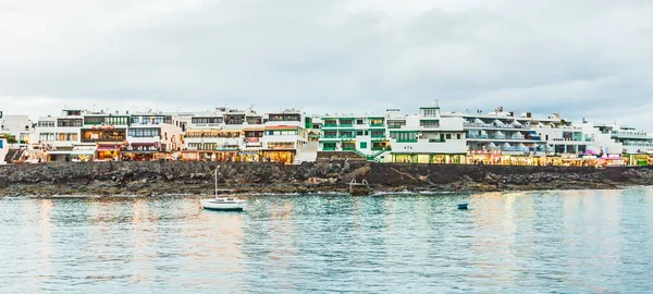 Playa Blanca Ισπανία Νοεμβρίου 2014 Γραφική Θέα Στη Θάλασσα Του — Φωτογραφία Αρχείου