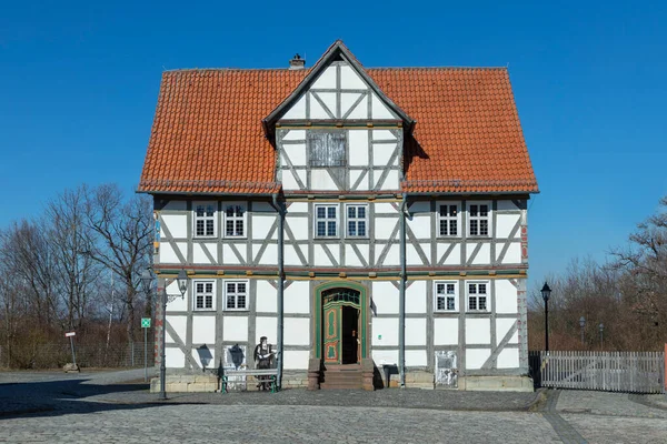 Neu Anspach Alemanha Março 2022 Casa Velha Meia Madeira Hessenpark — Fotografia de Stock