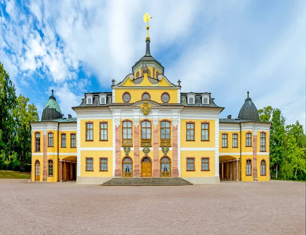 Zamek Belvedere Barokowy Zbudowany Dla Strony Domu Weimarze Thuringia — Zdjęcie stockowe