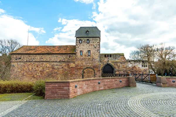 Ruina Histórica Del Castillo Bad Vilbel Hesse Alemania — Foto de Stock