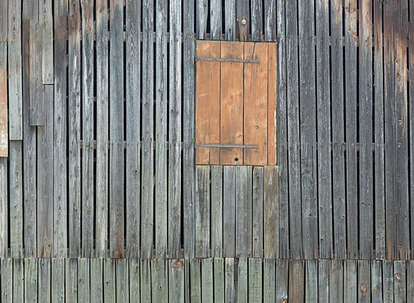農家の藁小屋の木壁の模様 — ストック写真
