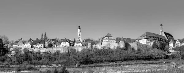 Vista Panorámica Casco Antiguo Rothenburg Der Tauber — Foto de Stock