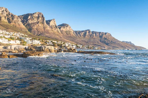 Gyönyörű Hullámok Óceán Cape Town Usa — Stock Fotó