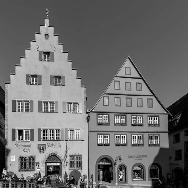 Rothenburg Der Tauber Německo Dubna 2018 Pohled Staré Město Rothenburg — Stock fotografie