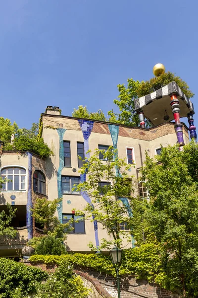 Bad Soden Németország 2018 Május View Hundertwasser House Bad Soden — Stock Fotó