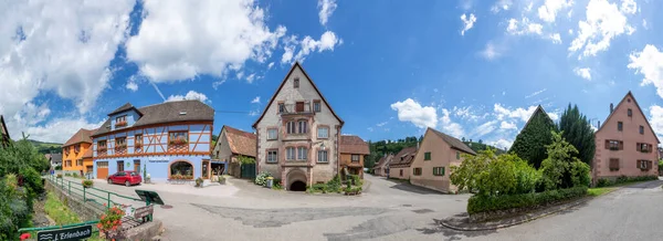 Albe France June 2018 Main Street Small Village Albe Alsace — стоковое фото