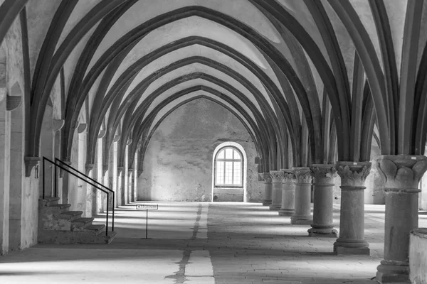 Eberbach Germania Dicembre 2018 Dormitorio Dei Monaci Nel Monastero Eberbach — Foto Stock