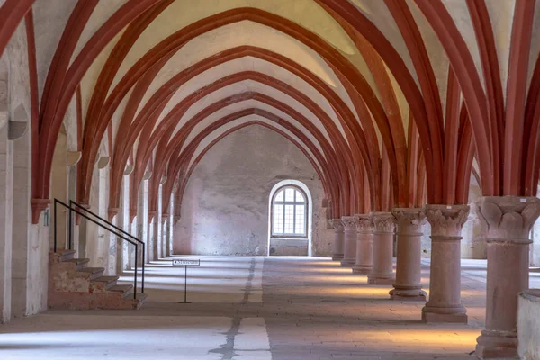 Eberbach Німеччина Грудня 2018 Monks Dormitory Монастирі Ебербах Німеччина — стокове фото