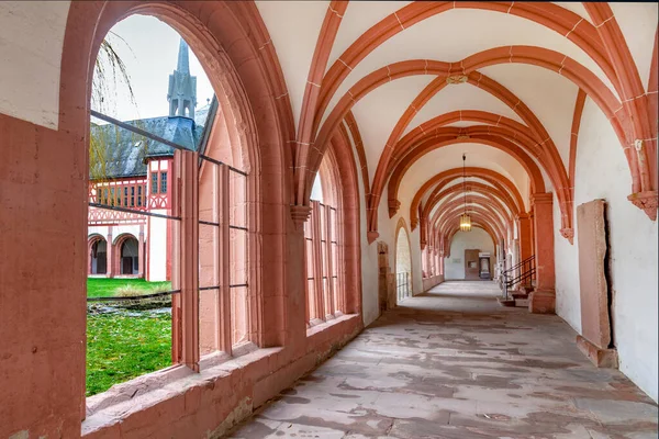 Eberbach Γερμανία Δεκεμβρίου 2018 Διάδρομος Στο Μοναστήρι Του Eberbach Στη — Φωτογραφία Αρχείου