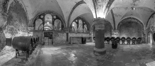 Eberbach Allemagne Décembre 2018 Ancienne Cave Eberbach Abbaye Est Ancien — Photo