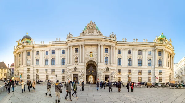 Wiedeń Austria Lutego 2019 Widok Plac Michała Wiedniu Austria — Zdjęcie stockowe