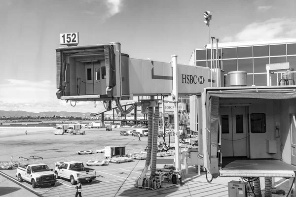 Los Angeles Usa Maart 2019 Uitzicht Terminal Gate Positie Internationale — Stockfoto