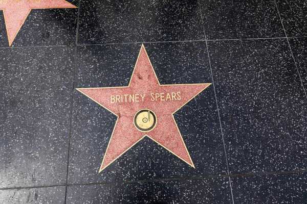 Los Angeles Usa Mars 2019 Närbild Star Hollywood Walk Fame — Stockfoto