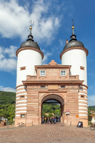 Heidelberg Germany September 2019 Old Bridge Town Gate Heidelberg Germany — Stock Photo, Image