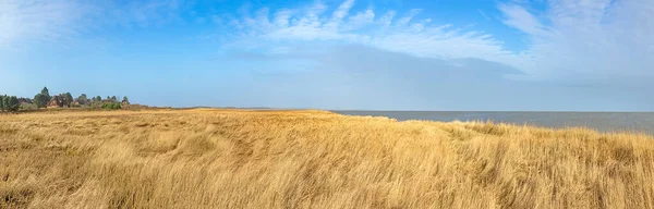 Scenic Beach Sea Landscape Village Braderup Sylt Germany — Foto de Stock