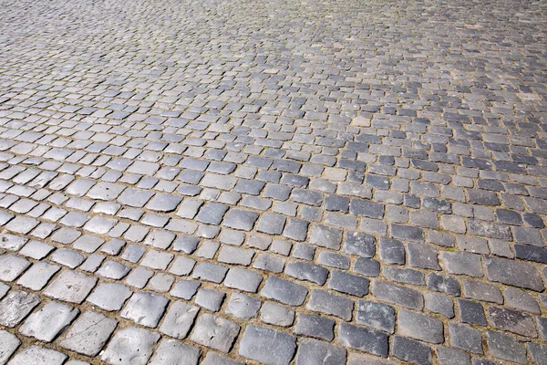 Детали Старой Мощеной Каменной Улицы Германии — стоковое фото