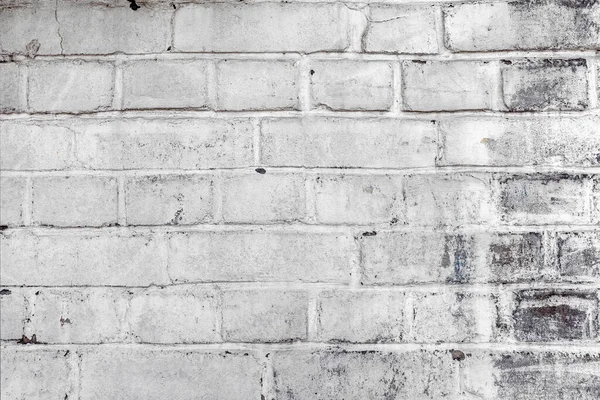 Detalle Pared Ladrillo Histórico Blanco Como Fondo Armónico —  Fotos de Stock