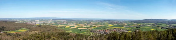 Panoramatický Výhled Rozhledny Butzbachu Německo — Stock fotografie