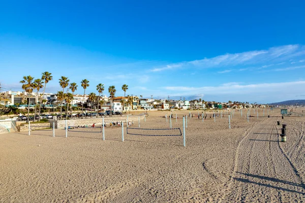 Scenic Skyline San Francisco Skyscraper Bay Manhattan Beach Los Angeles — Fotografia de Stock