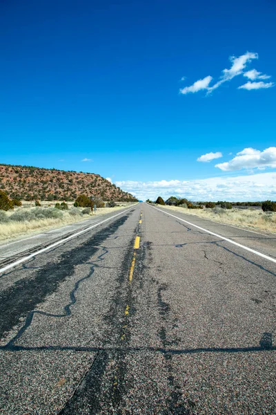 View Empty Route Wilderness California Usa — Foto Stock