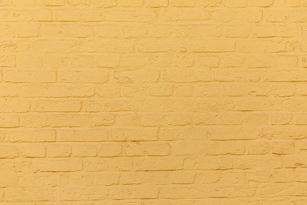 Рисунок Гармоничной Окрашенной Желтой Кирпичной Стены Качестве Фона — стоковое фото
