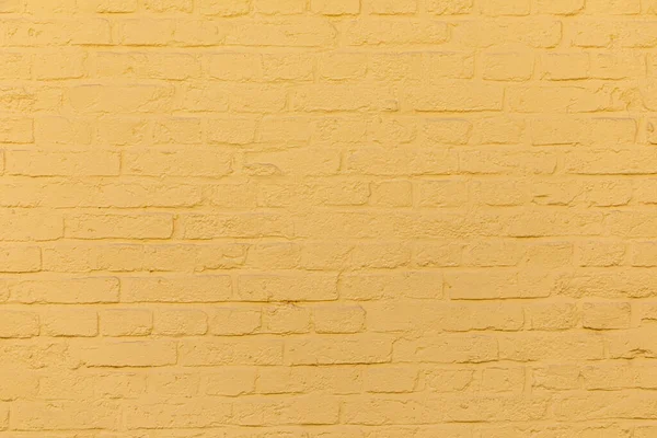 Pattern Harmonic Painted Yellow Brick Wall Background — Foto Stock