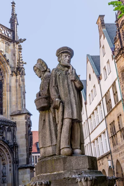 Historisches Rathaus Münster Der Ort Dem Der Westfälische Frieden Unterzeichnet — Stockfoto