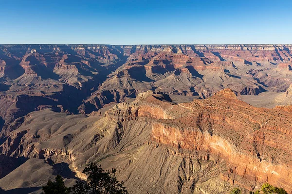 Schilderachtige Zonsondergang Uitzicht Grand Canyon Arizona Verenigde Staten — Stockfoto