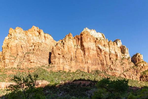 Montanhas Cênicas Parque Nacional Zion Vistas Vale Utah Eua — Fotografia de Stock