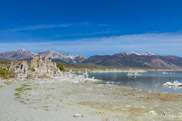 Figuras Cênicas Cálcio Lago Mono Lee Vining Eua — Fotografia de Stock