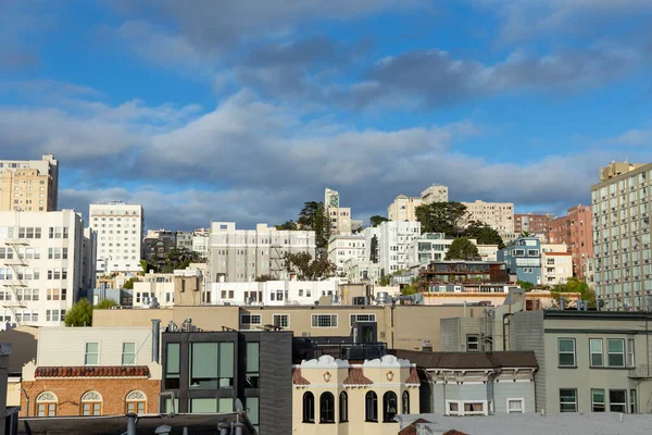 Skyline San Francisco Solnedgang Lys – stockfoto
