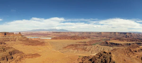 Vista Panorâmica Para Paisagem Parque Nacional Arches Eua — Fotografia de Stock