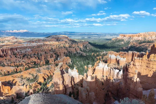 Vista Panorâmica Para Hoodoos Parque Nacional Bryce Canyon Utah Eua — Fotografia de Stock